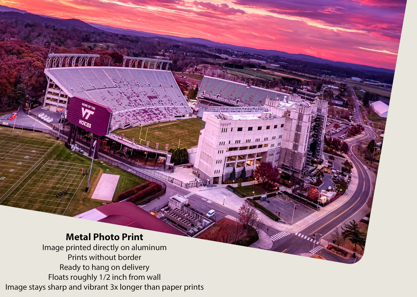 Sunrise at Lane Stadium