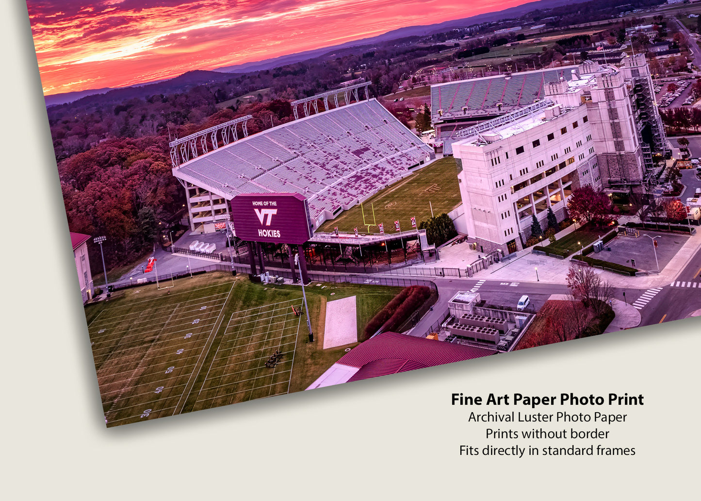 Sunrise at Lane Stadium