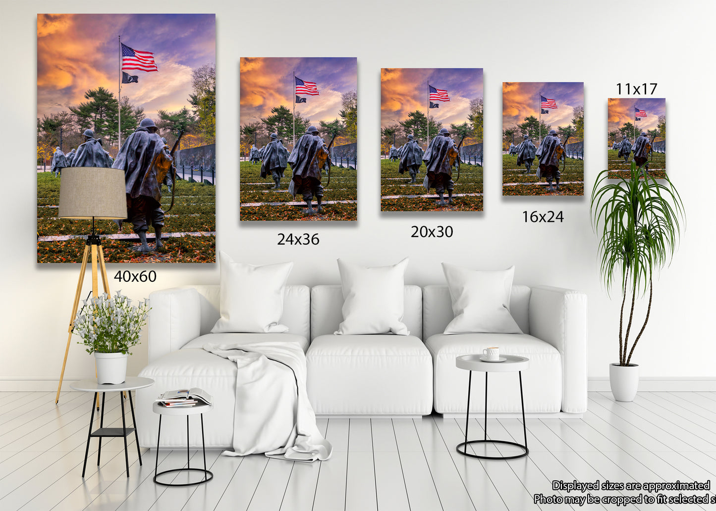 Amanecer en el Monumento a la Guerra de Corea