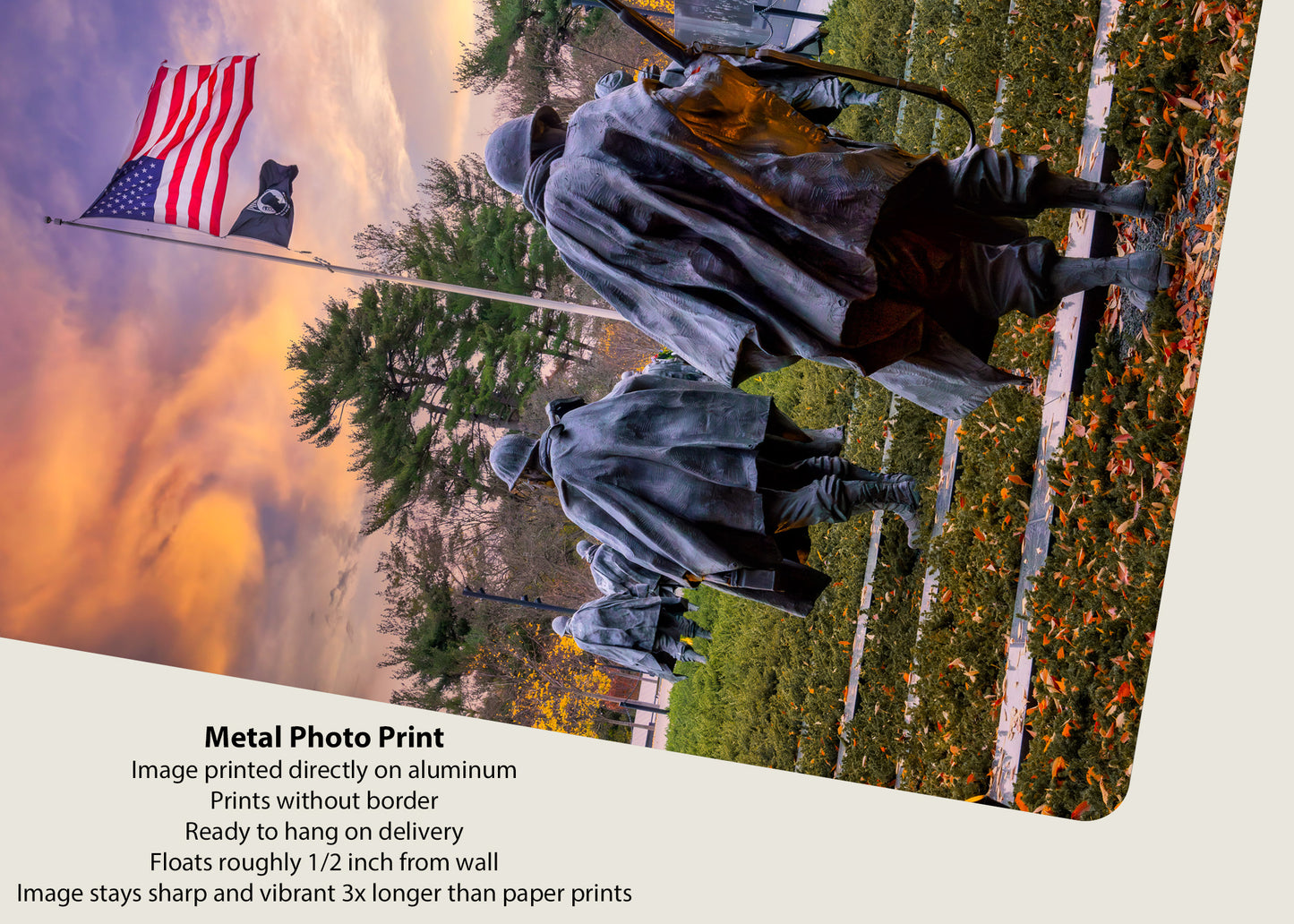 Amanecer en el Monumento a la Guerra de Corea