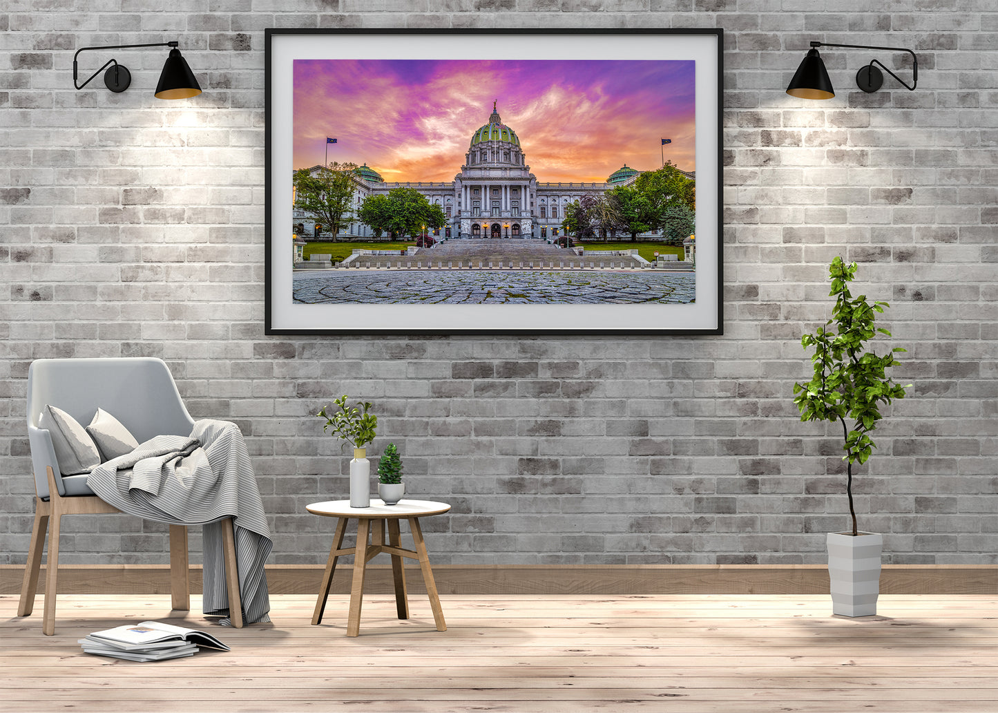 Sunrise at the Pennsylvania State Capitol