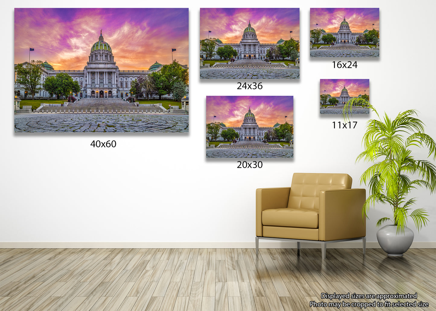 Sunrise at the Pennsylvania State Capitol