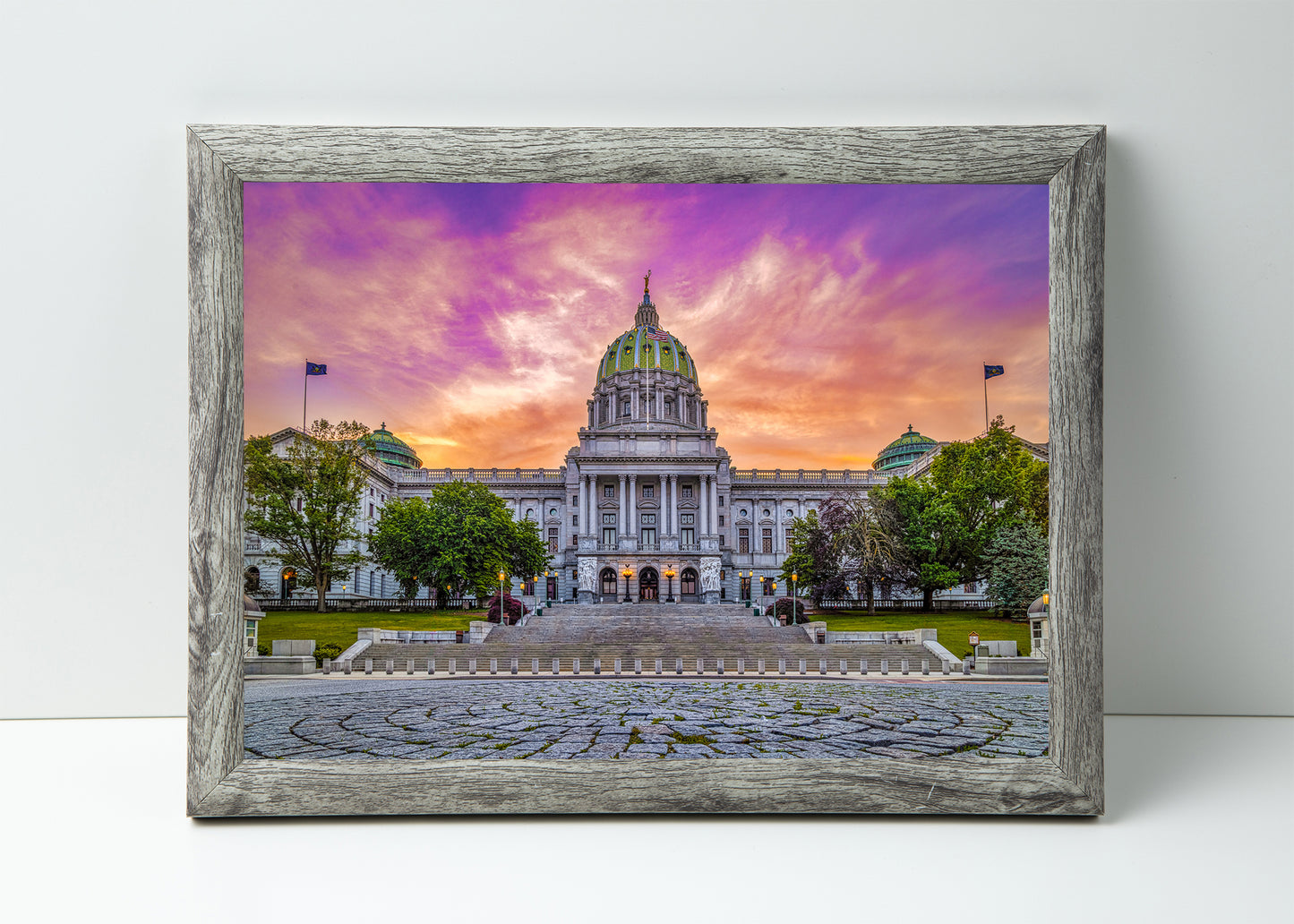 Sunrise at the Pennsylvania State Capitol