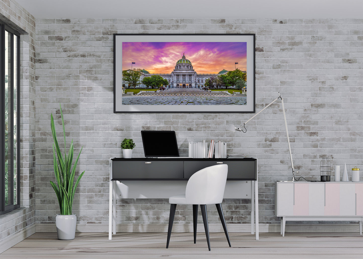 Sunrise at the Pennsylvania State Capitol
