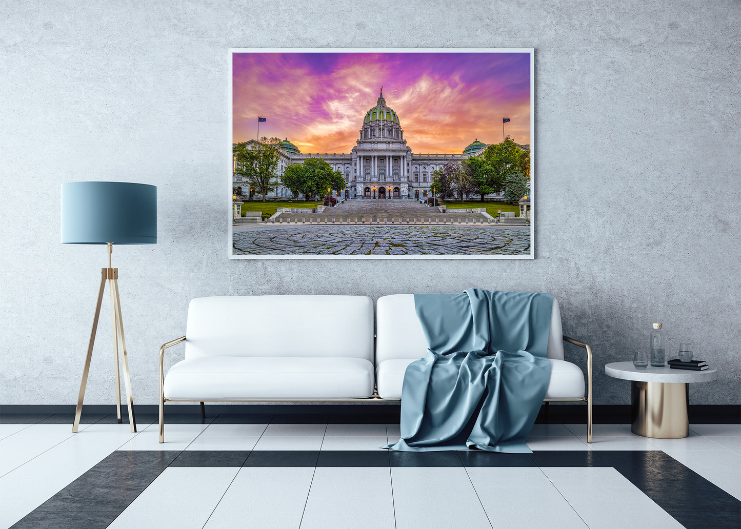 Sunrise at the Pennsylvania State Capitol