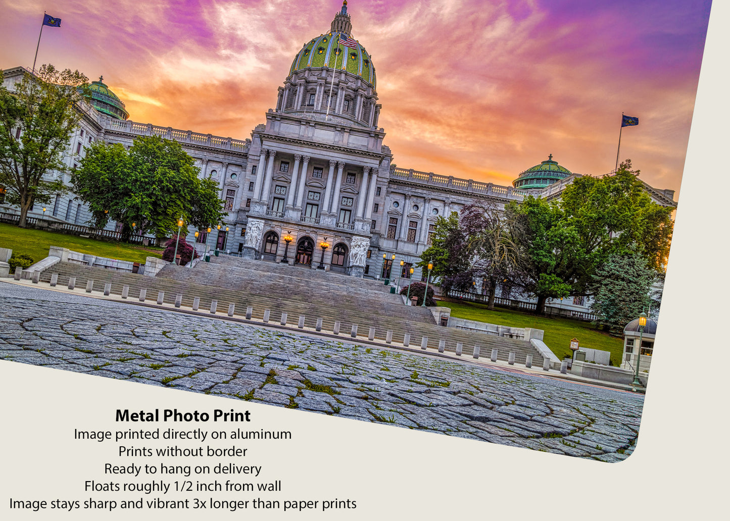 Sunrise at the Pennsylvania State Capitol