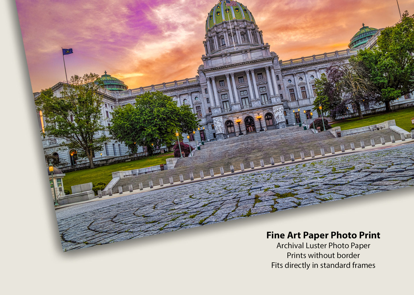 Sunrise at the Pennsylvania State Capitol