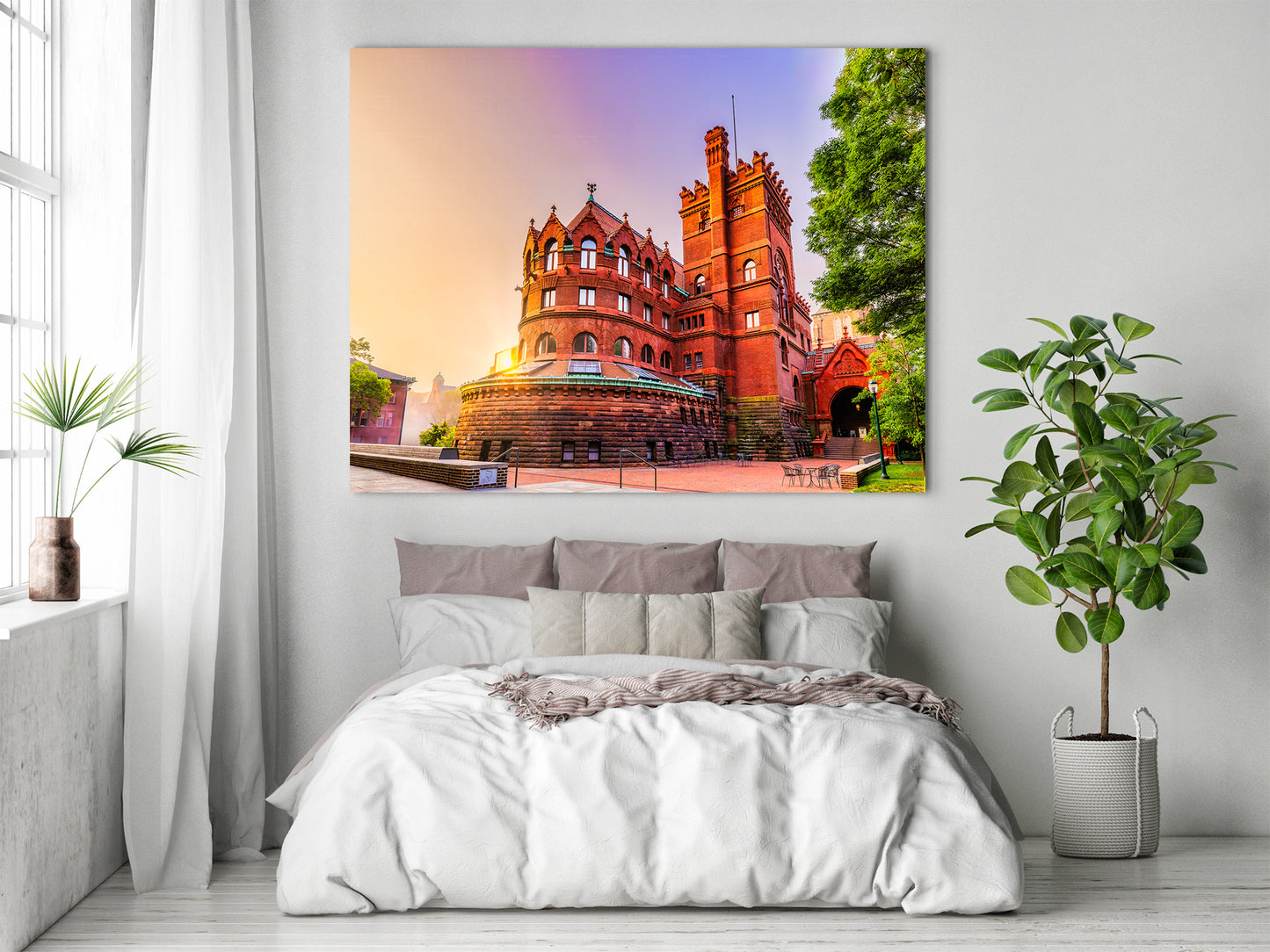 Amanecer en la Biblioteca de Bellas Artes Fischer