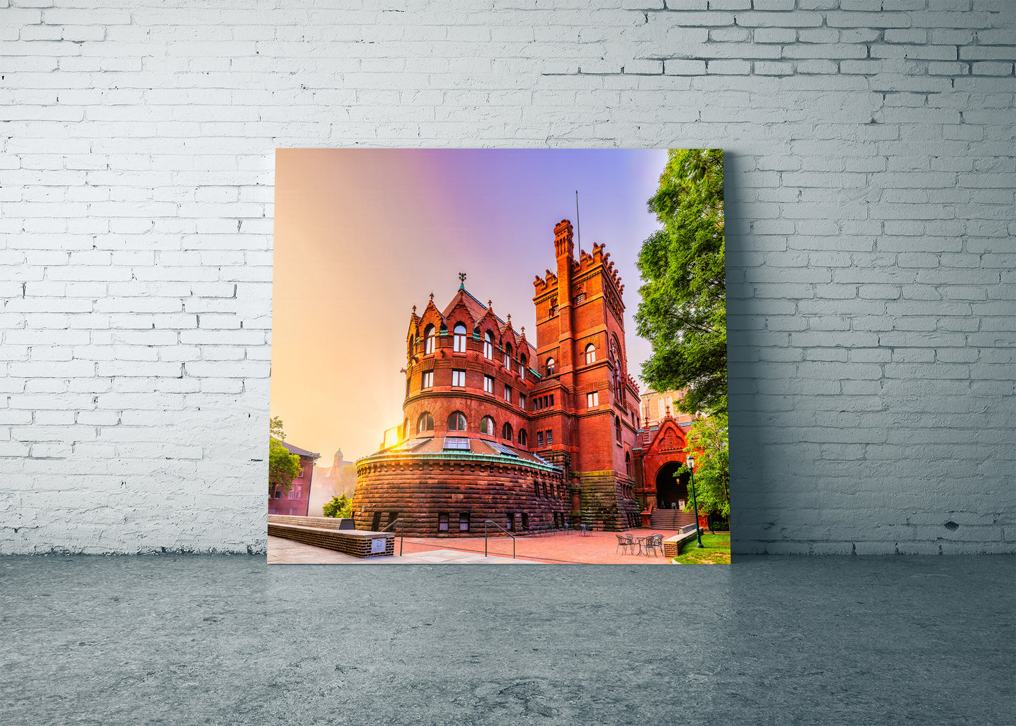 Amanecer en la Biblioteca de Bellas Artes Fischer