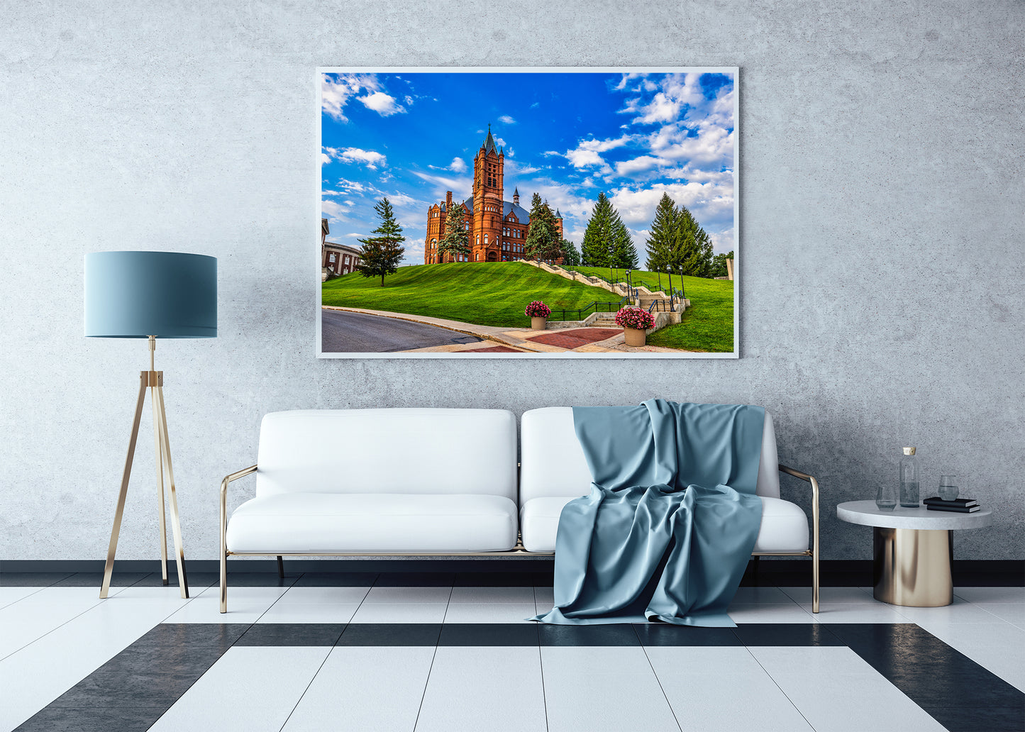 Blue Skies at the Crouse College for Fine Arts