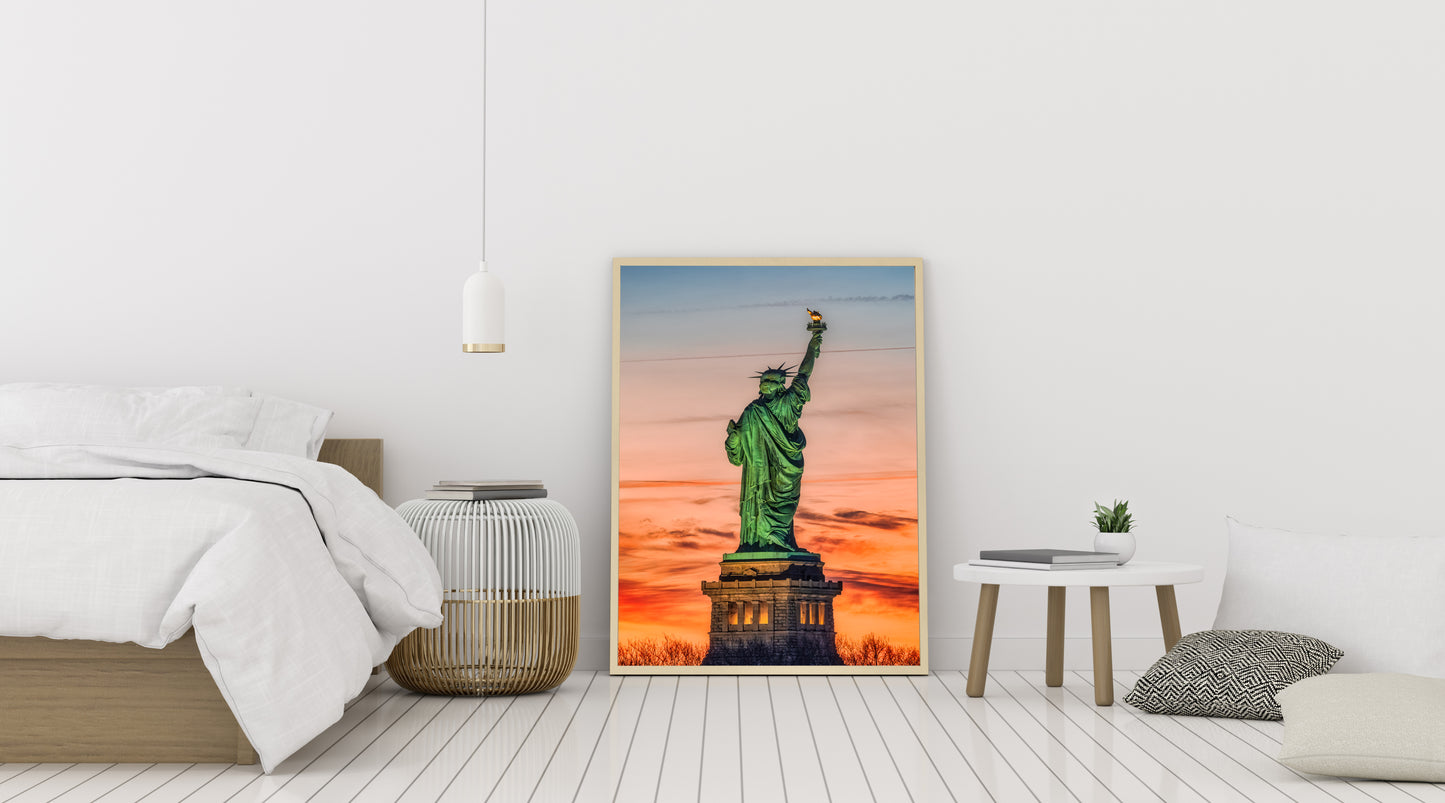 Lady Liberty at First Light