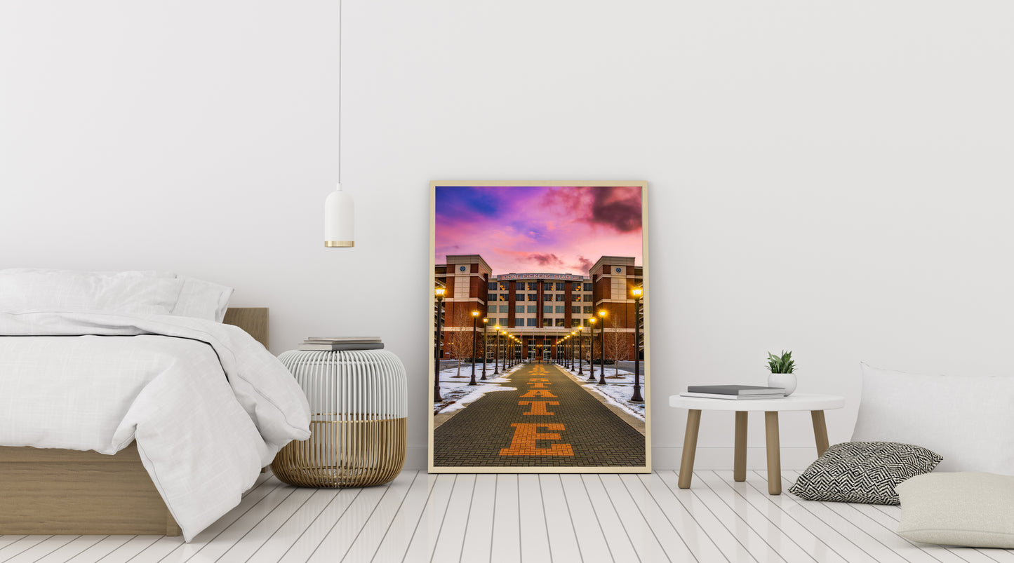 Sunrise at Boone Pickens Stadium