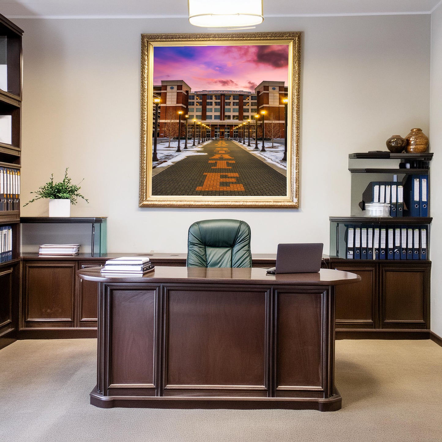 Sunrise at Boone Pickens Stadium