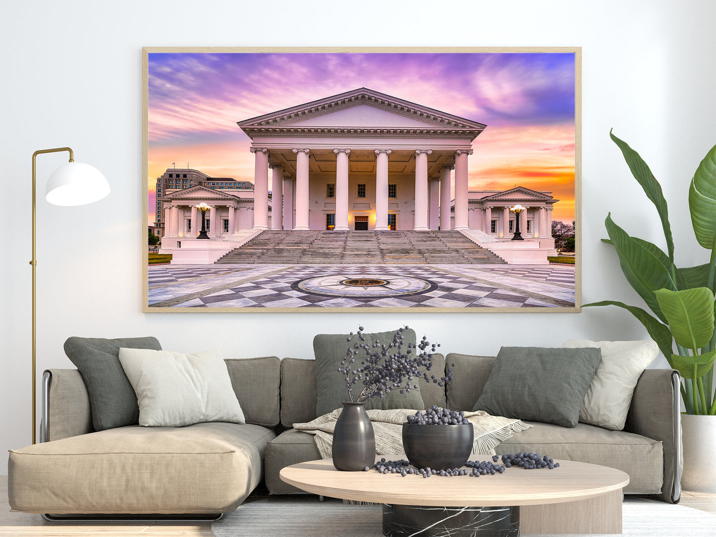 Sunrise at the Virginia State Capitol