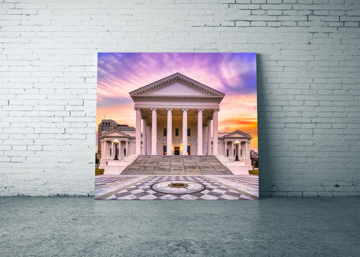 Sunrise at the Virginia State Capitol