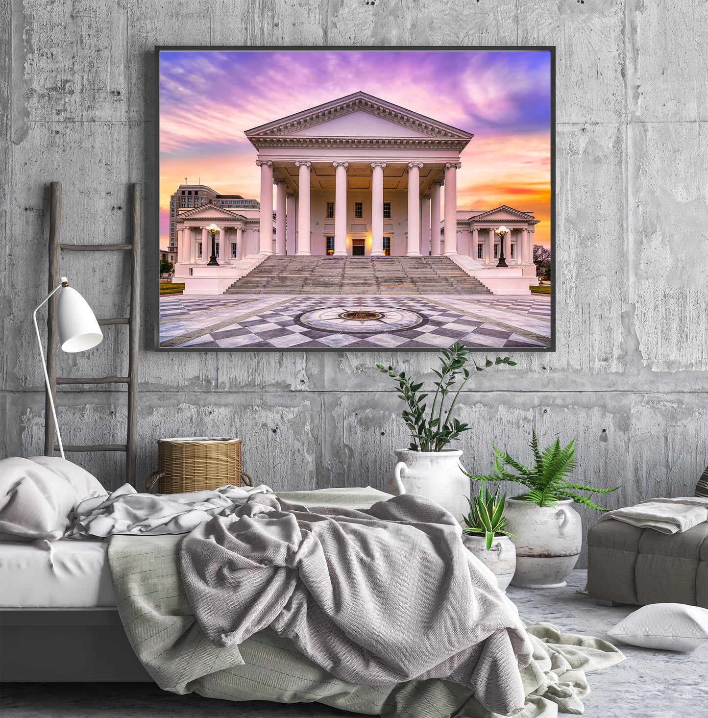 Sunrise at the Virginia State Capitol