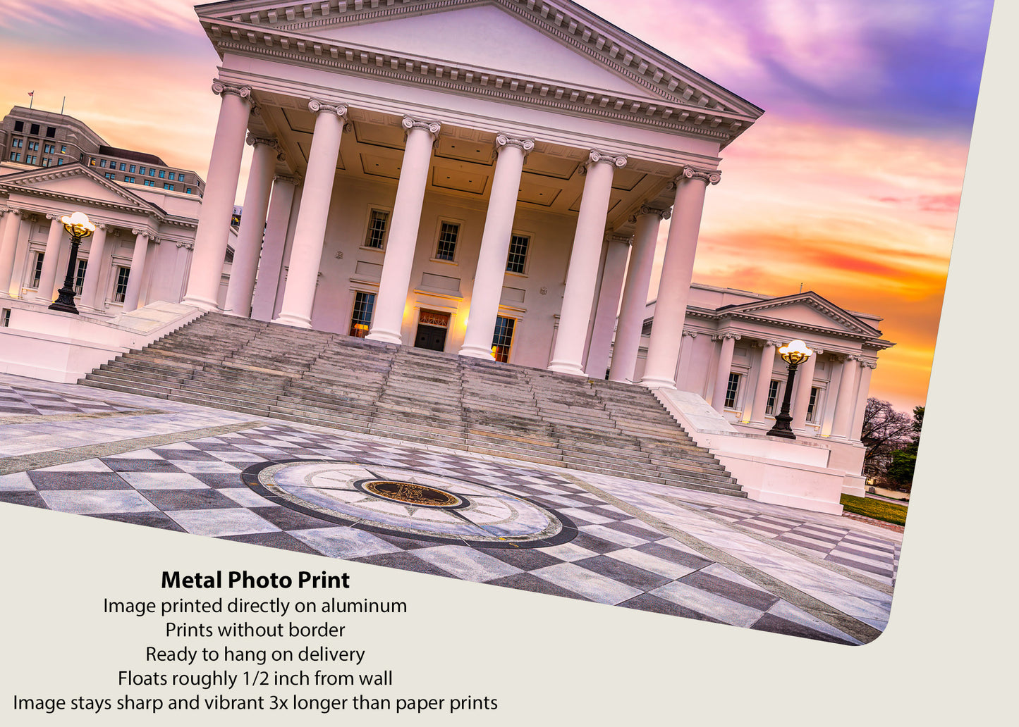 Sunrise at the Virginia State Capitol