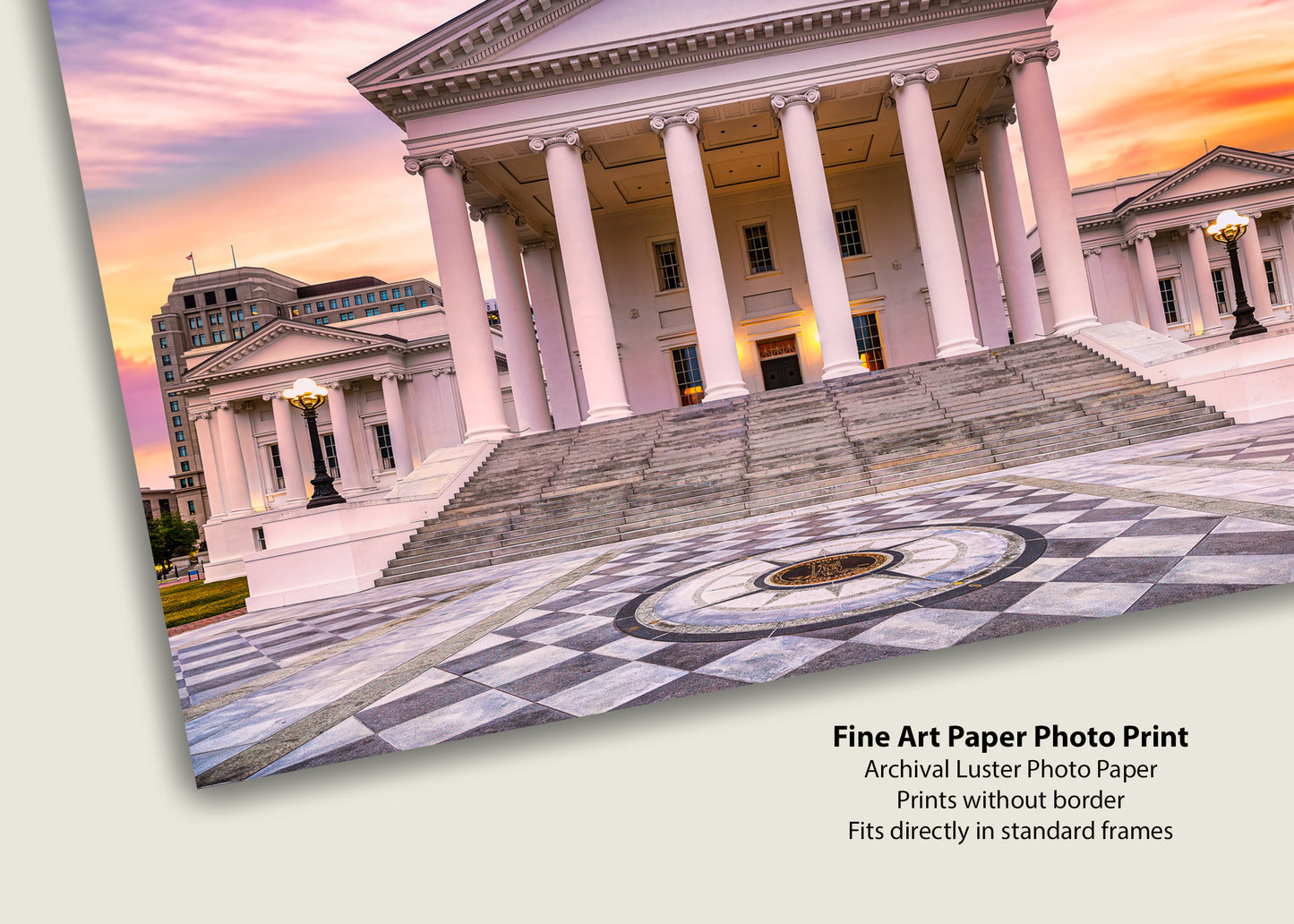 Sunrise at the Virginia State Capitol
