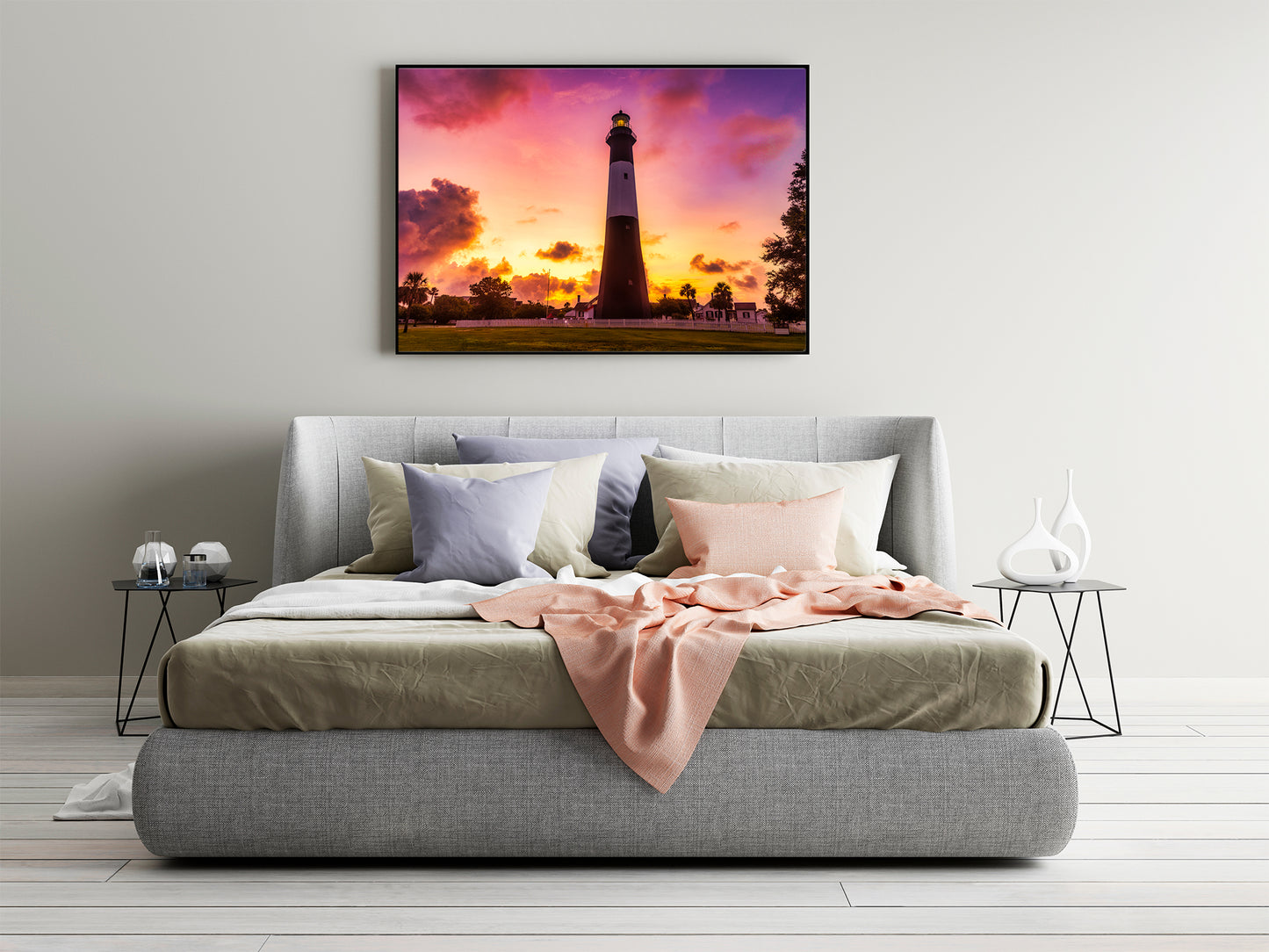 Amanecer en el faro de Tybee Island