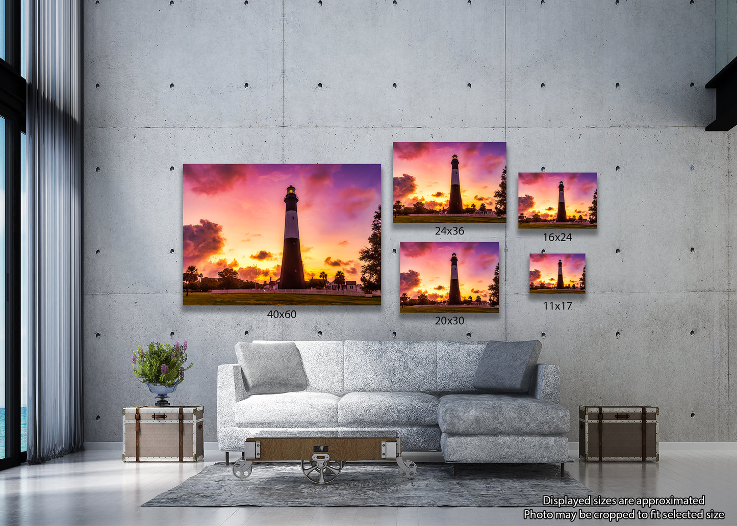 Amanecer en el faro de Tybee Island