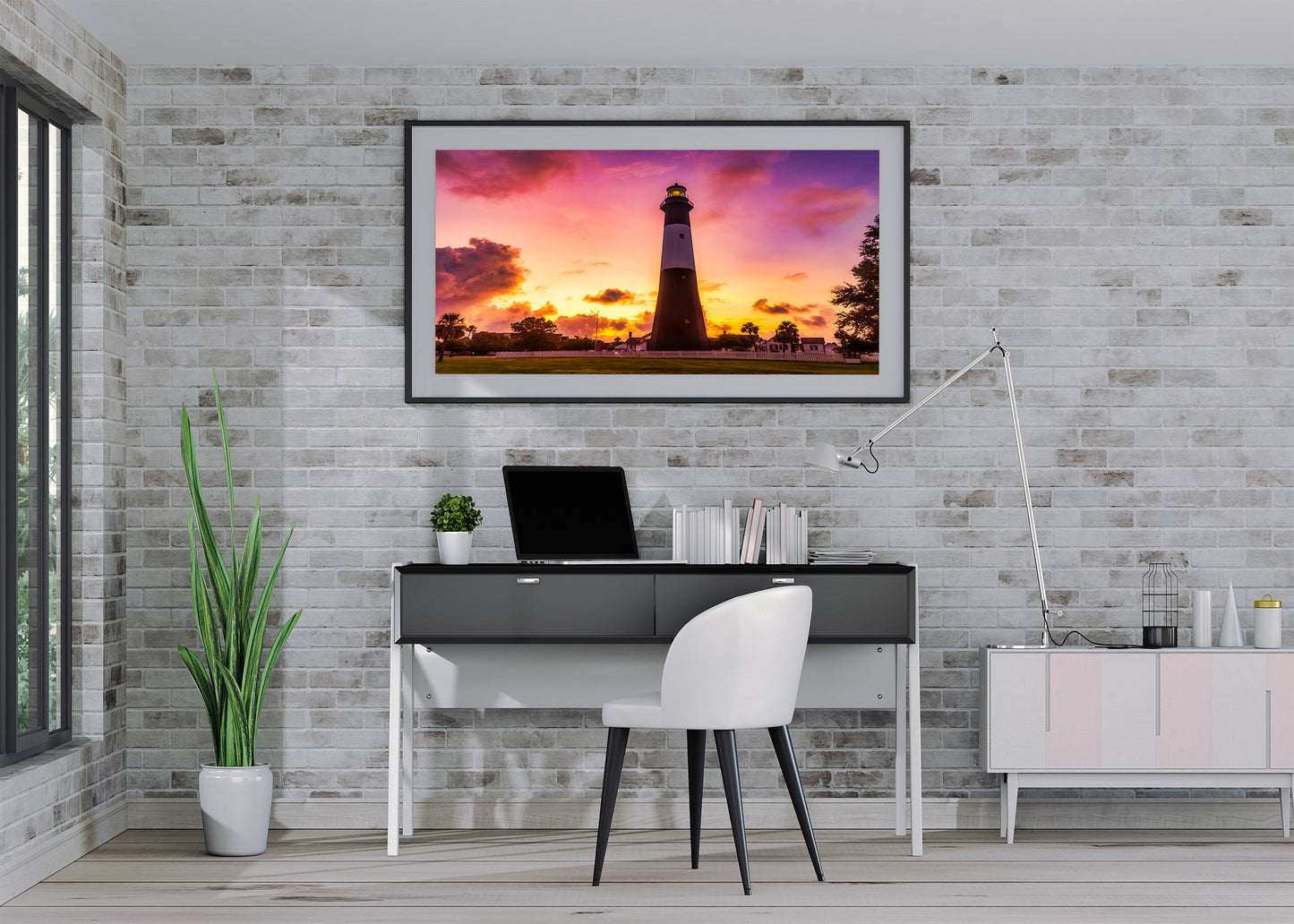 Amanecer en el faro de Tybee Island