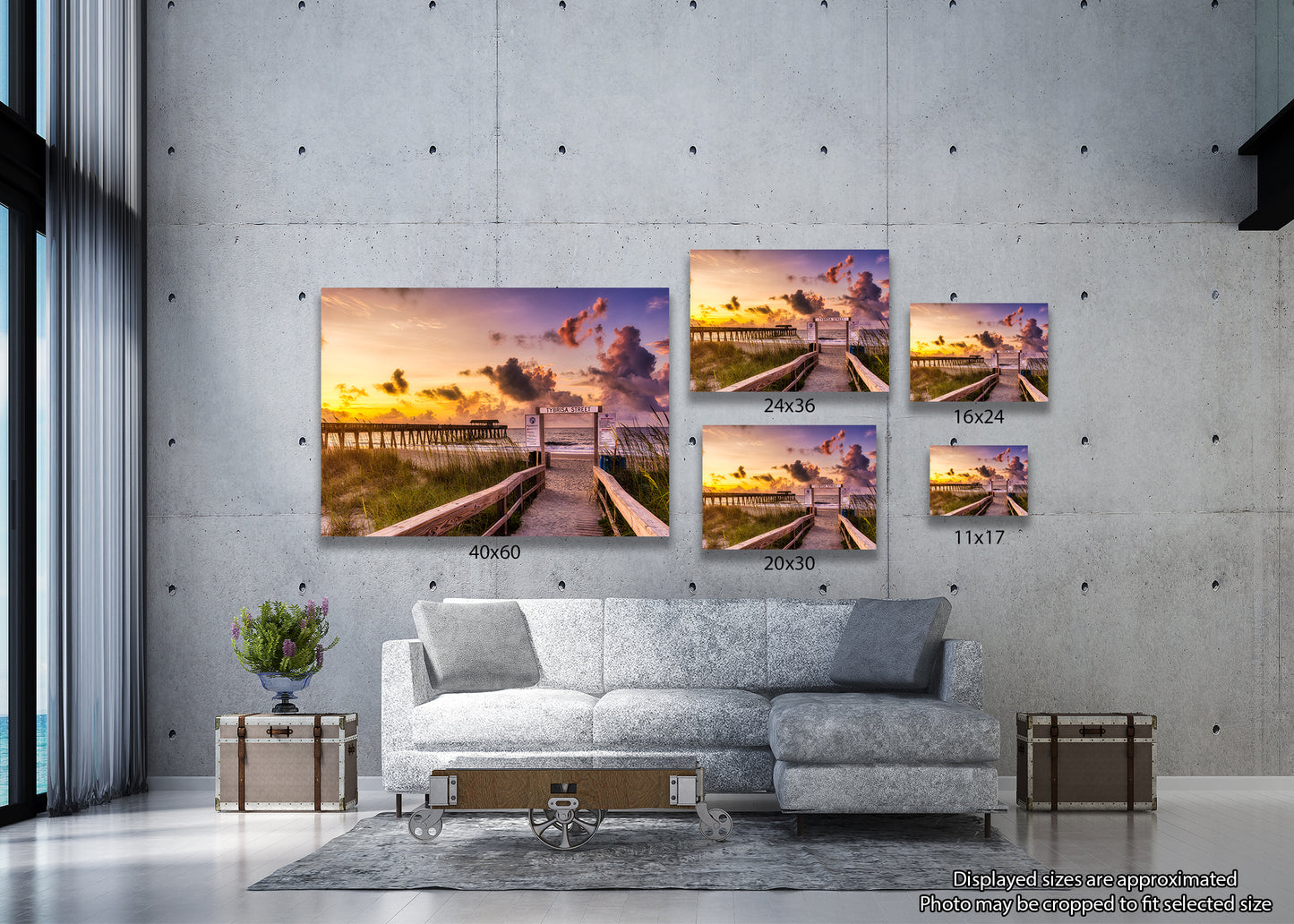 Amanecer en la playa en la calle Tybrisa