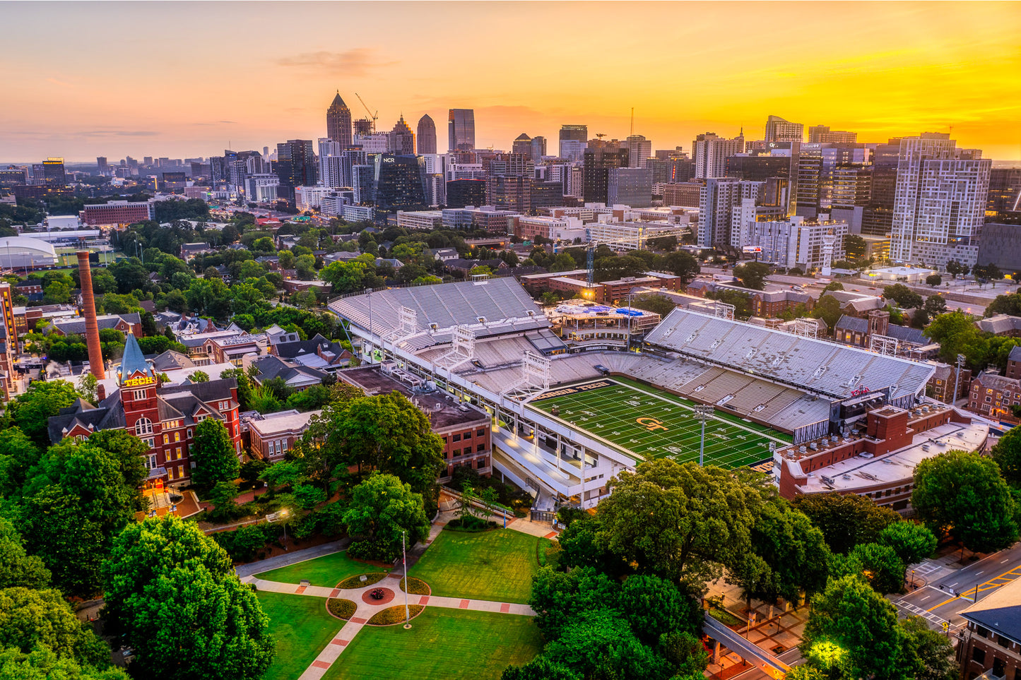 Sunrise at Bobby Dodd Stadium