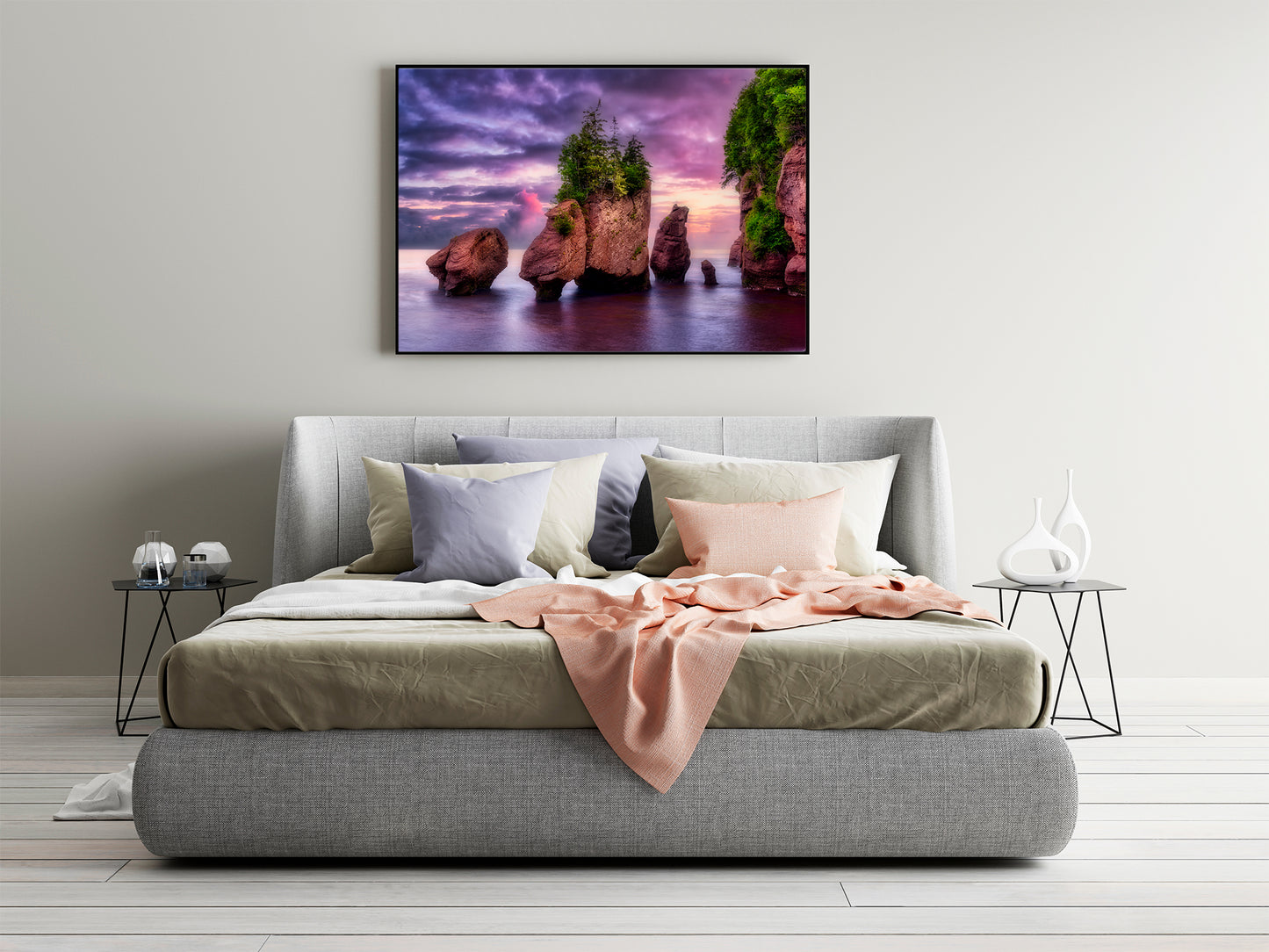 Marea alta en Hopewell Rocks