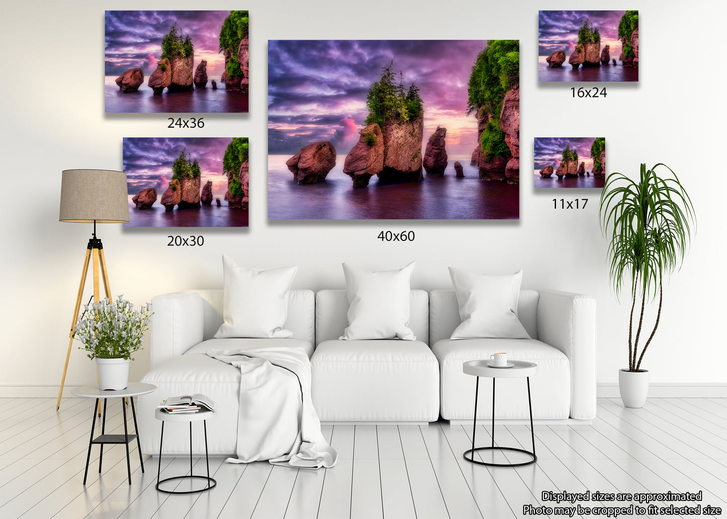 Marea alta en Hopewell Rocks