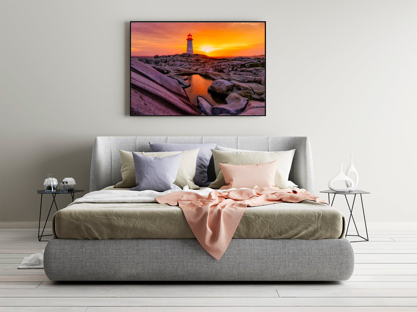 Atardecer en el faro de Peggy's Cove