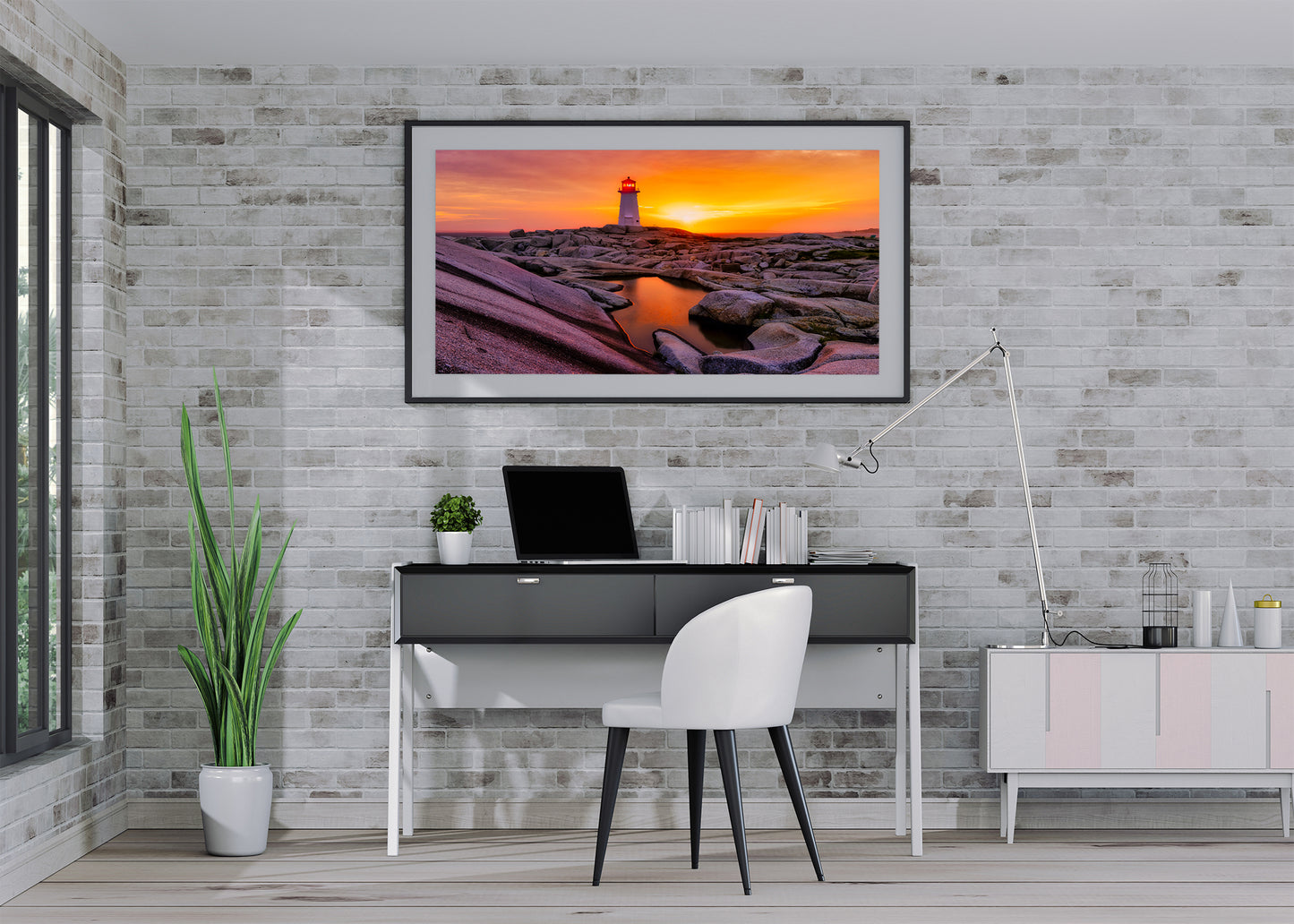 Atardecer en el faro de Peggy's Cove