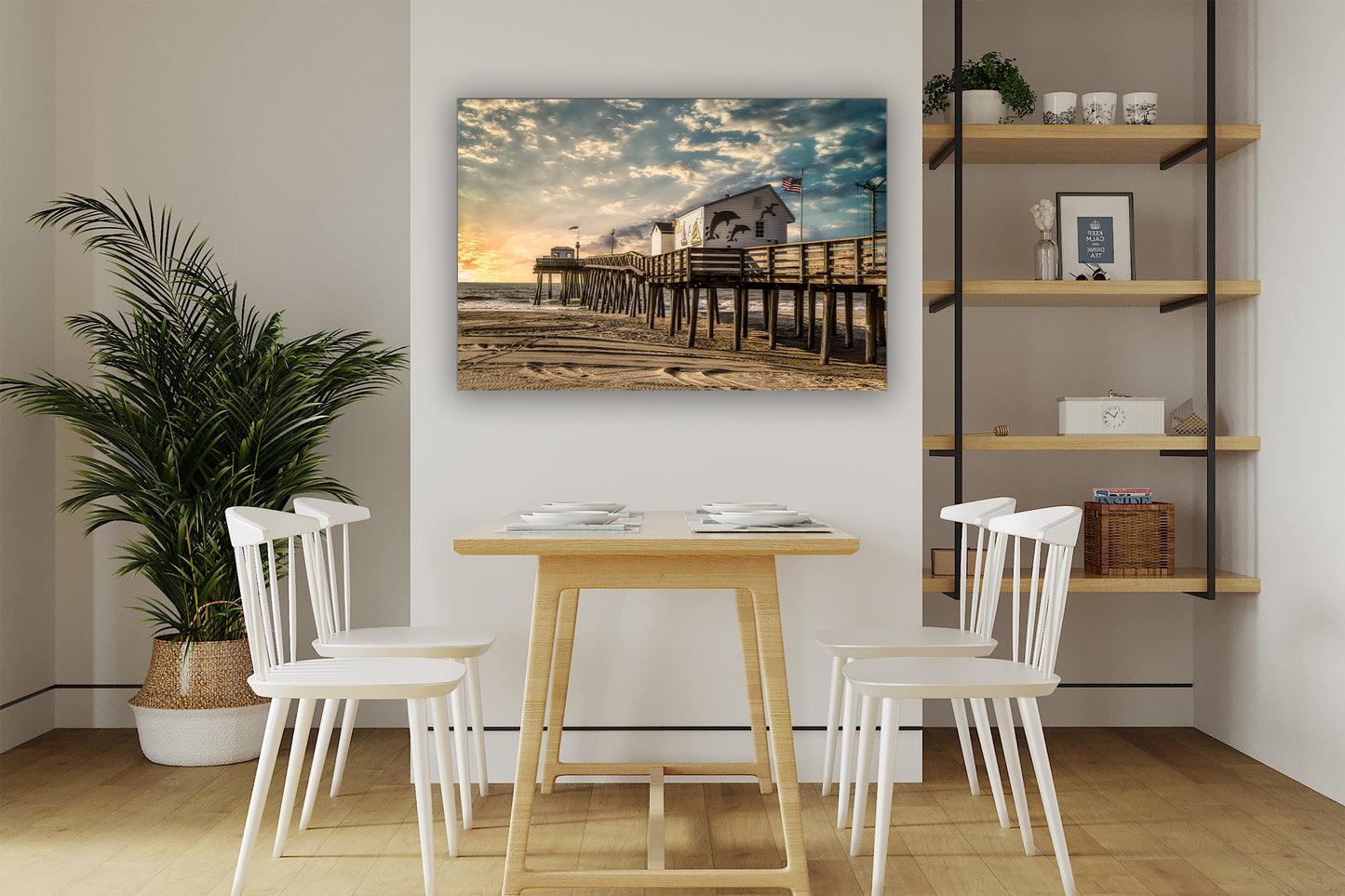 Amanecer en el muelle pesquero de OCNJ