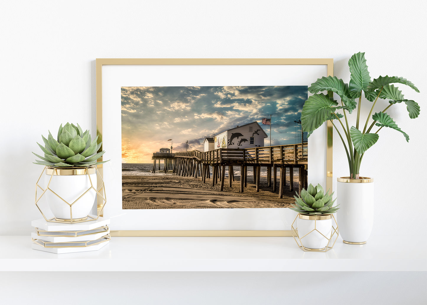 Amanecer en el muelle pesquero de OCNJ