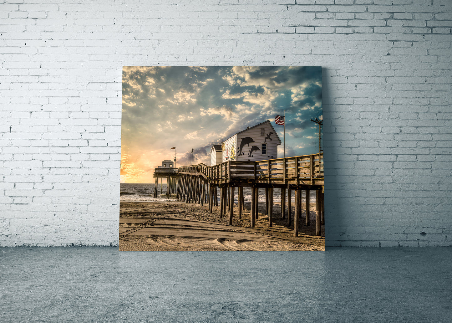 Amanecer en el muelle pesquero de OCNJ