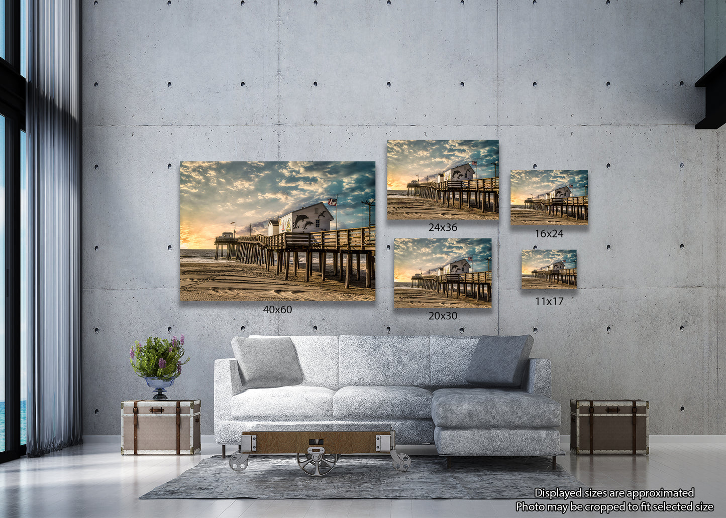 Amanecer en el muelle pesquero de OCNJ