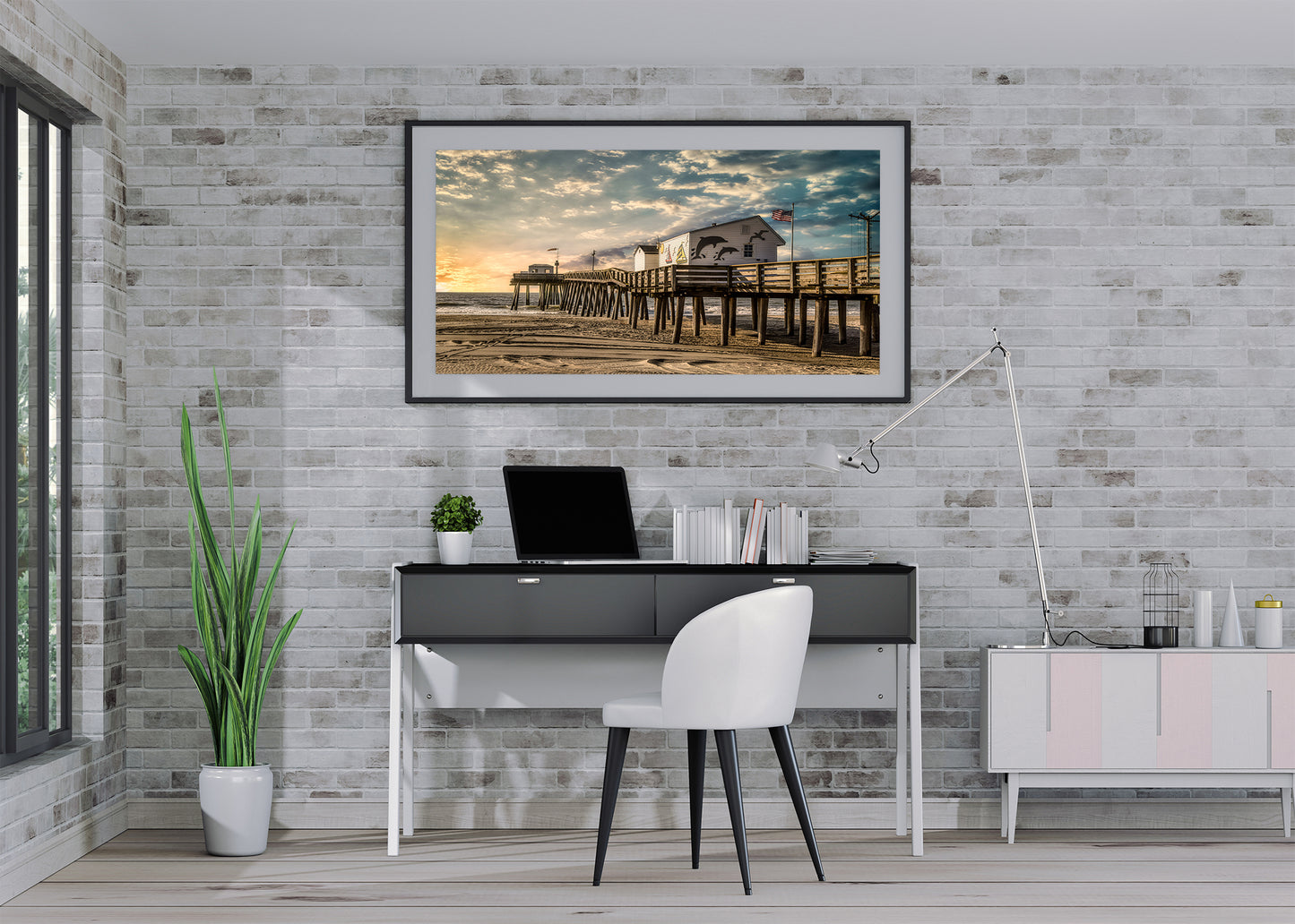 Amanecer en el muelle pesquero de OCNJ