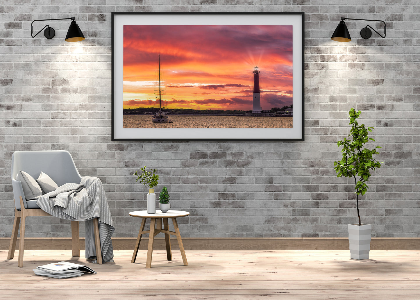 Sunrise Sailing at the Barnegat Lighthouse