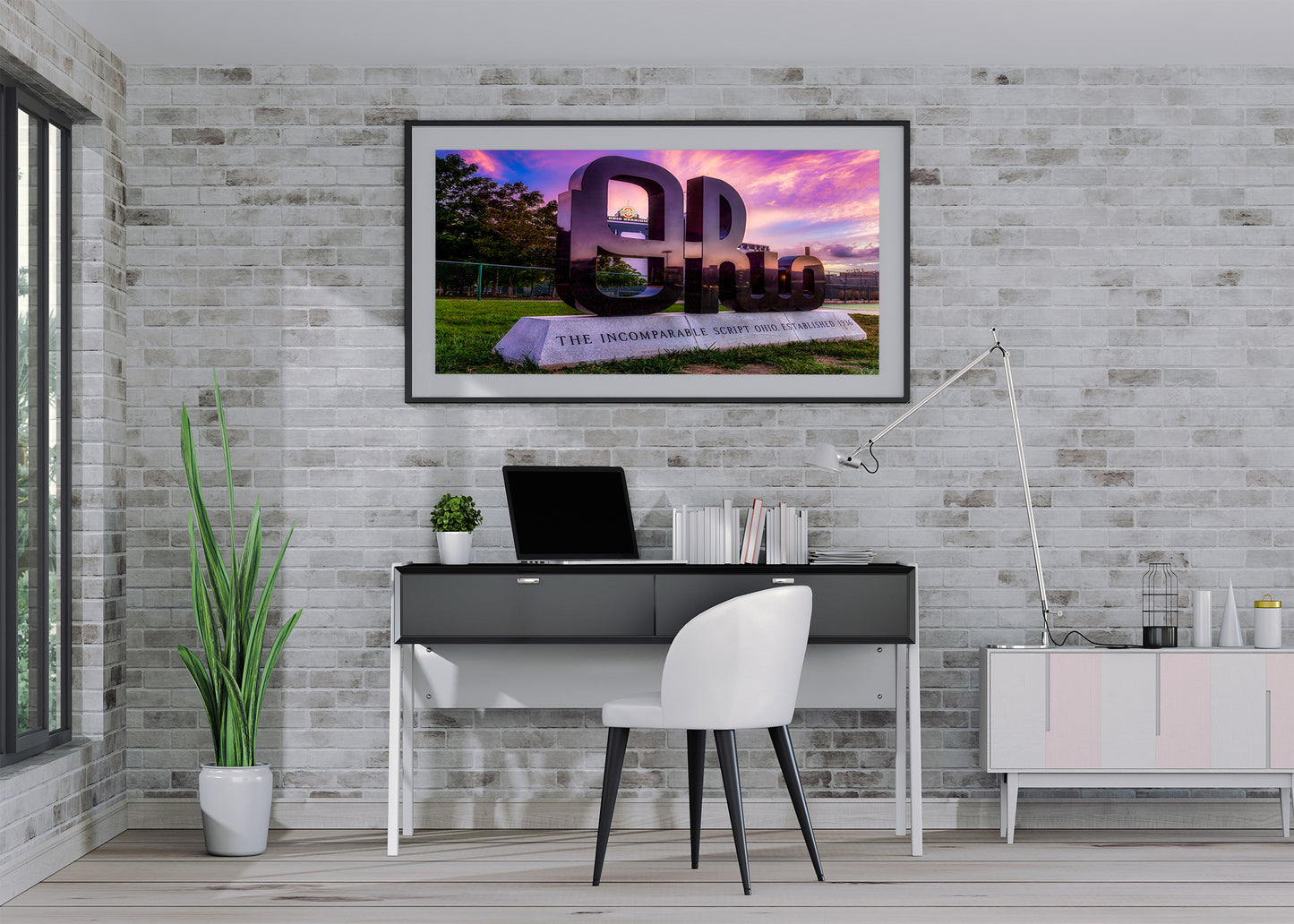 Guión del amanecer en Ohio