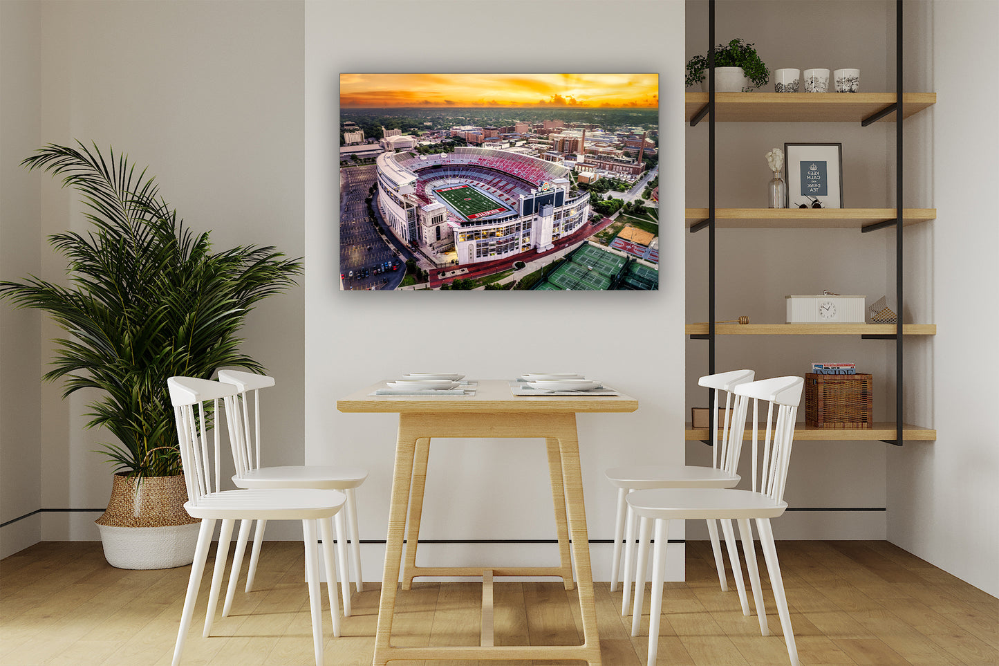 Amanecer en el estadio de Ohio