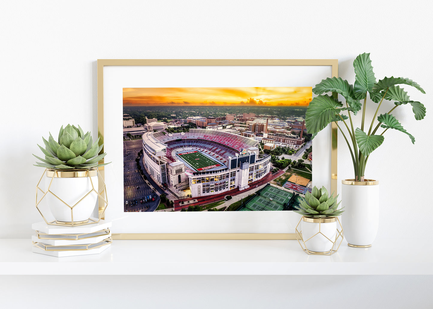 Amanecer en el estadio de Ohio