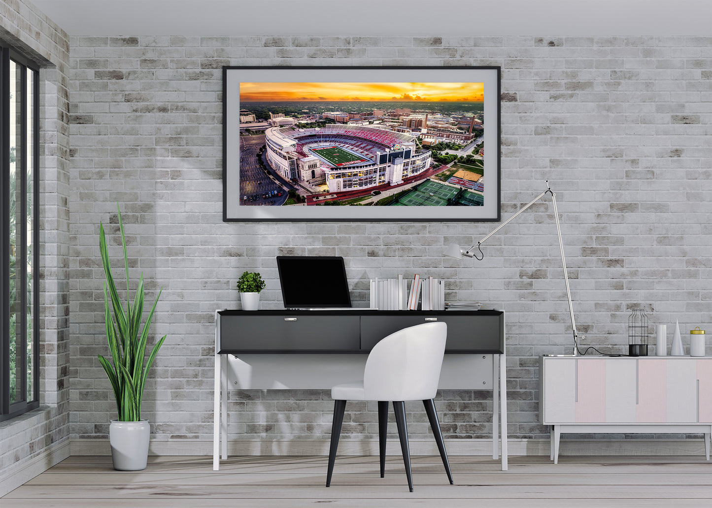 Amanecer en el estadio de Ohio