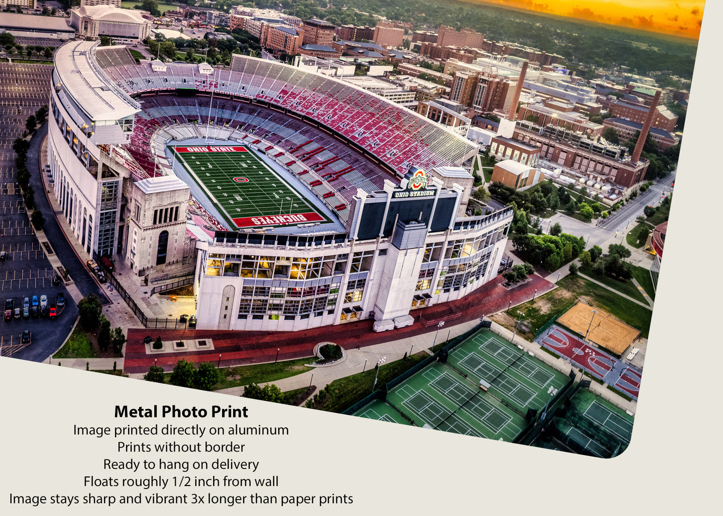 Amanecer en el estadio de Ohio