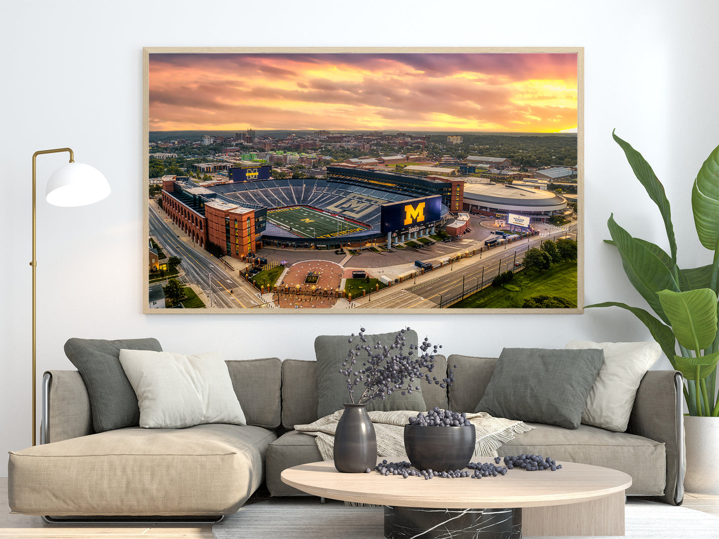 Sunrise at Michigan Stadium