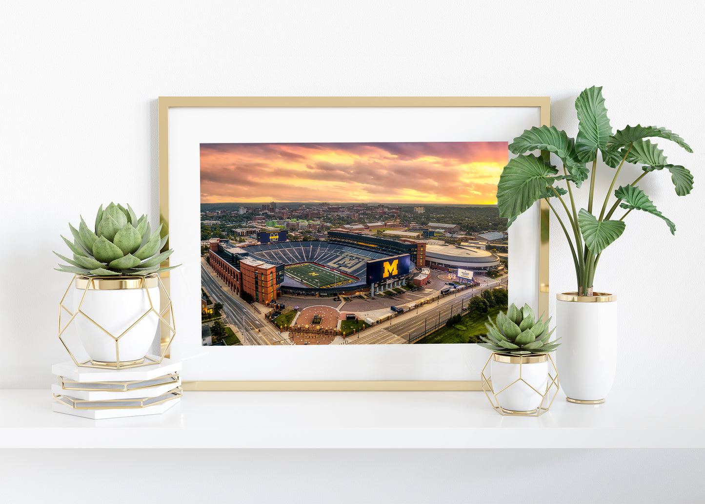 Sunrise at Michigan Stadium