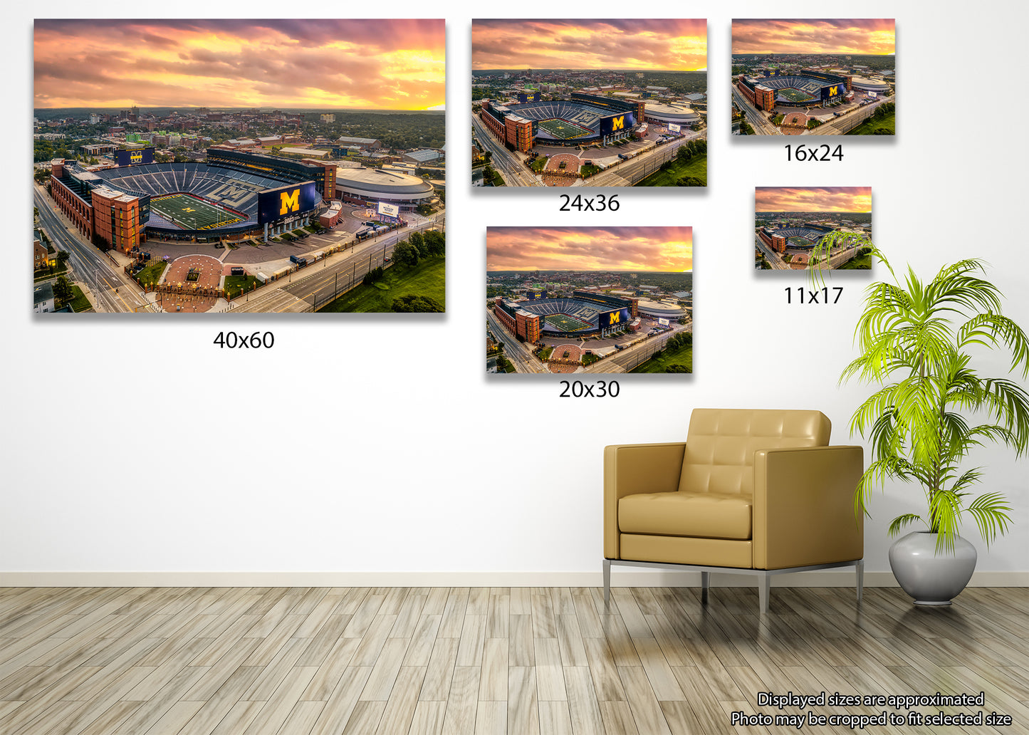 Sunrise at Michigan Stadium