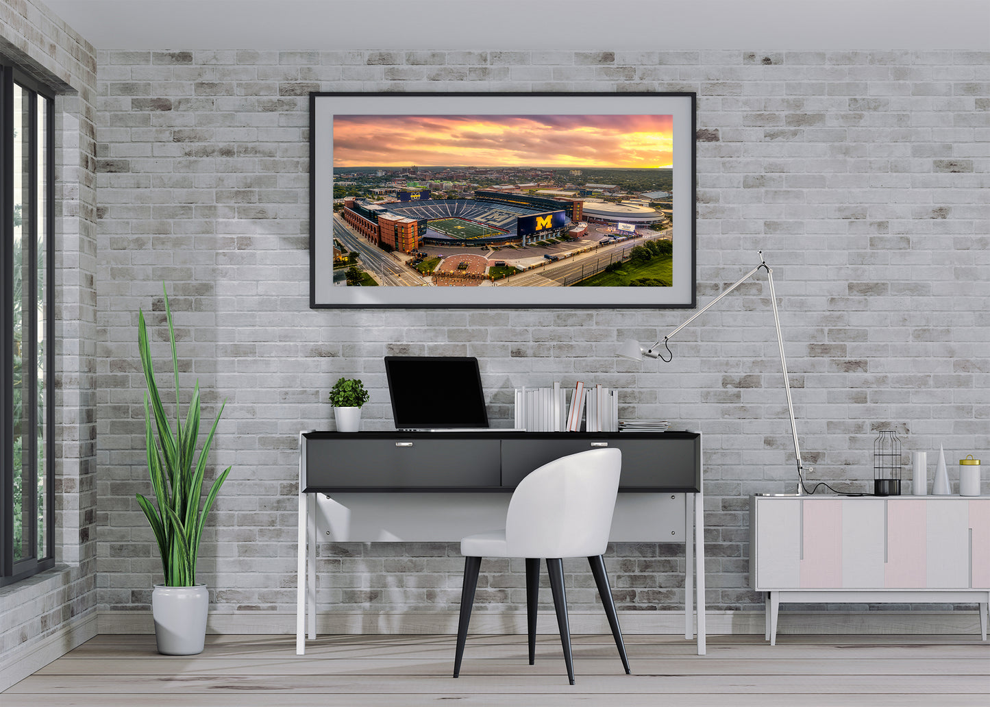 Sunrise at Michigan Stadium