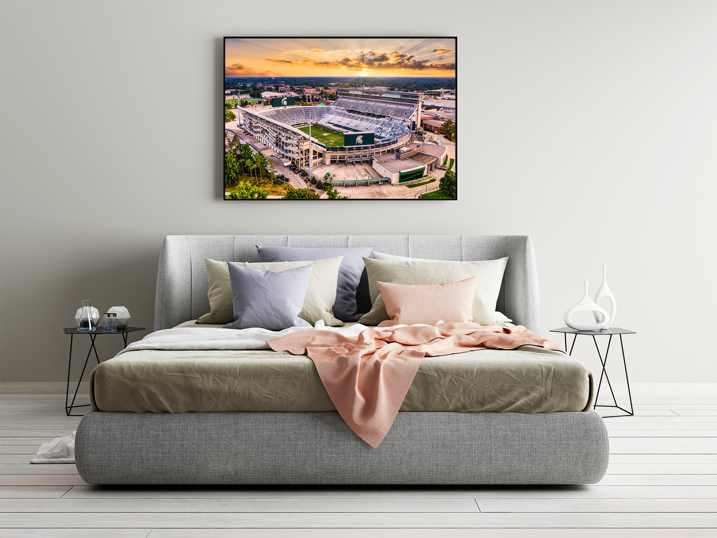 Estadio Spartan al atardecer