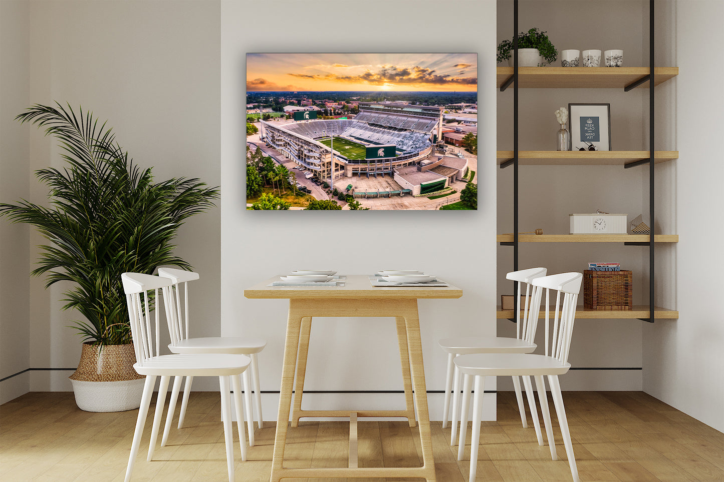 Estadio Spartan al atardecer