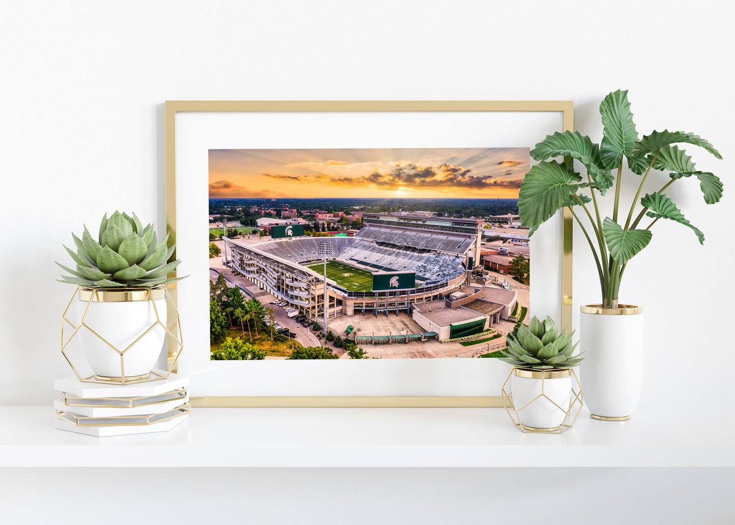 Estadio Spartan al atardecer