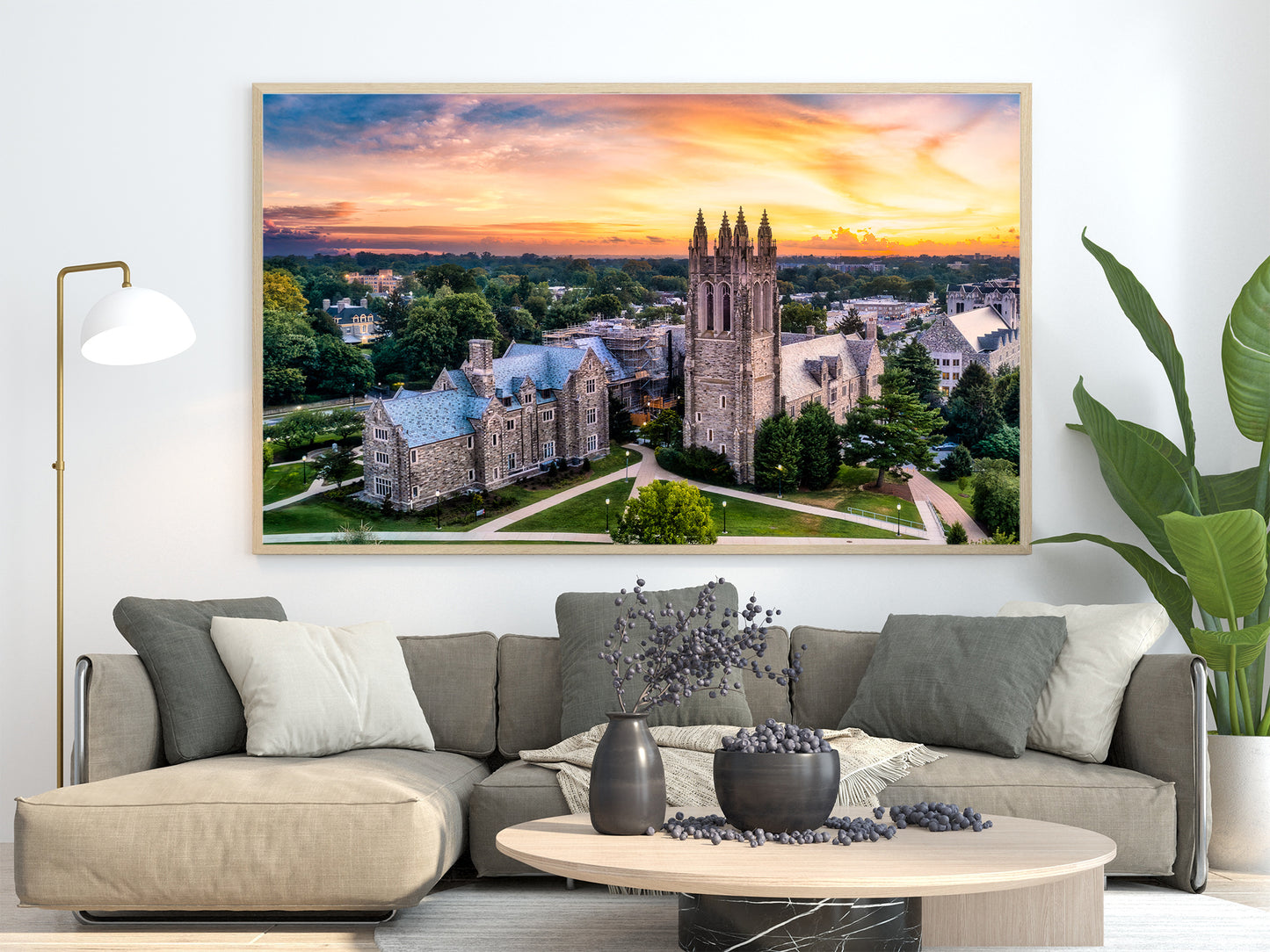 Orange Dawn Over Barbelin